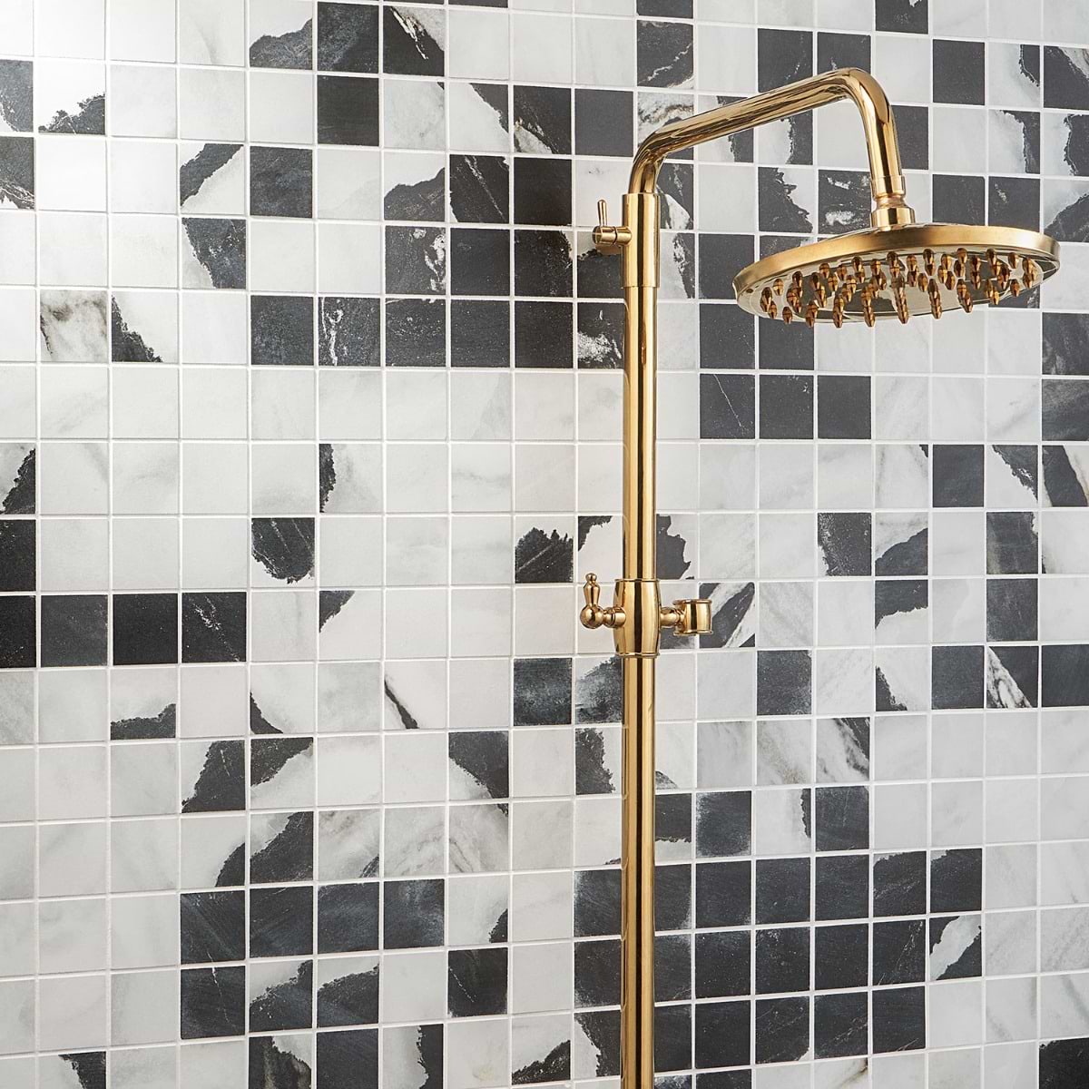 Close Out - Lithe Panda White 2x2 Matte; in Black and White Porcelain; for Backsplash, Bathroom Floor, Bathroom Wall, Commercial Floor, Floor Tile, Kitchen Floor, Kitchen Wall, Outdoor Floor, Outdoor Wall, Shower Floor, Shower Wall, Wall Tile; in Style Ideas Classic, Contemporary, Modern, Traditional, Transitional