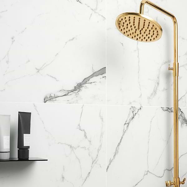 Lithe Statuario Venato 24x24 Matte Porcelain