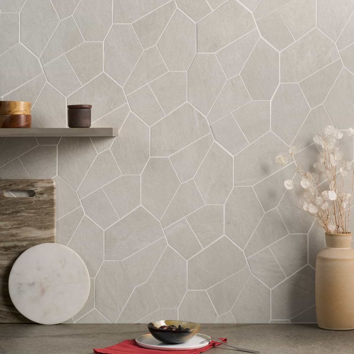 Shop Motley Linen White Organic Pattern | SohoStudioCorp.com
