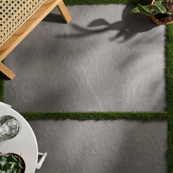 Motley Silver Gray 24x36 2CM Limestone Look Matte Porcelain Paver
