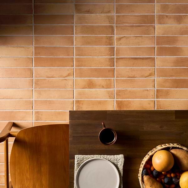 Fuego Peach Terracotta 2.5x10 Matte Porcelain Tile