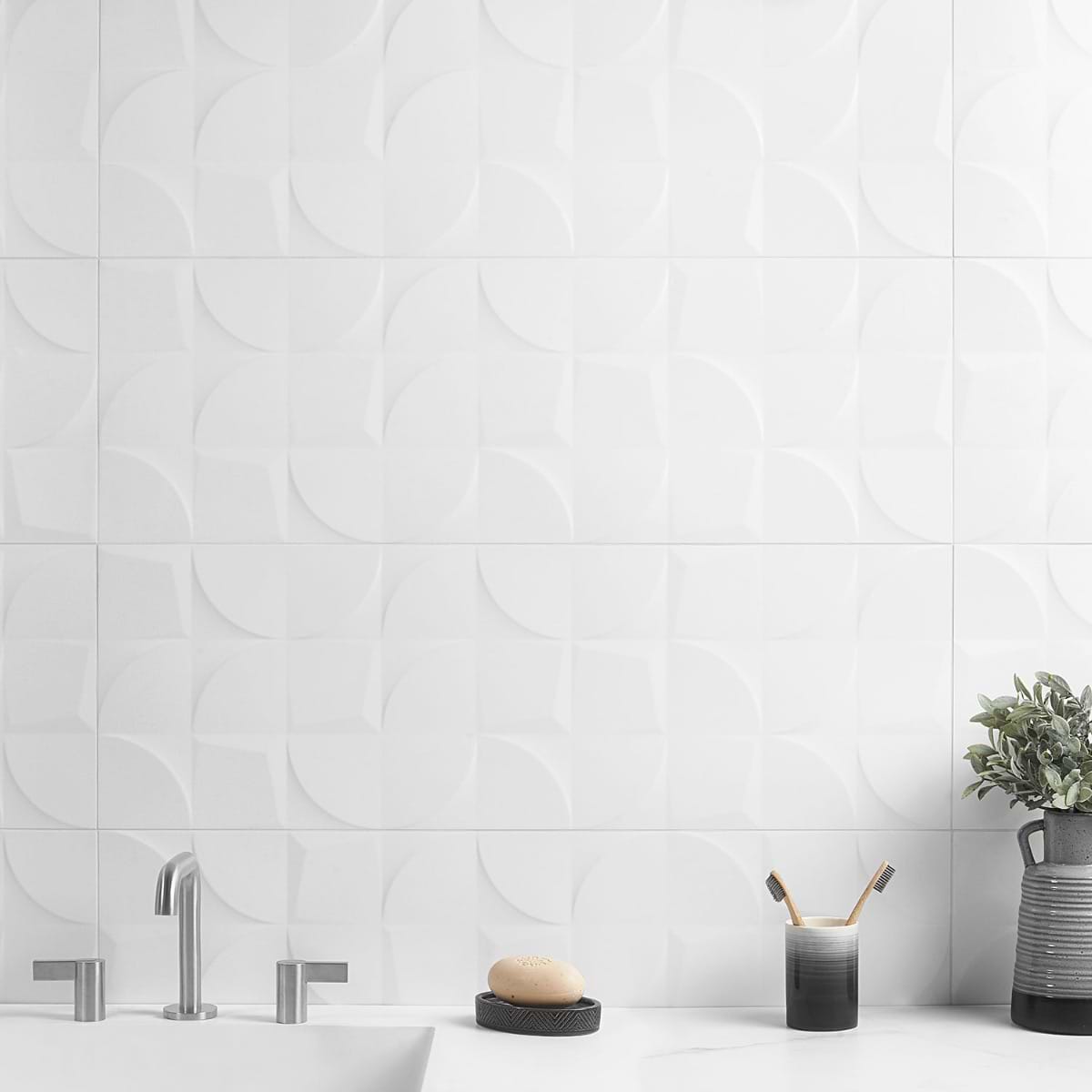 Shop Angela Harris Walsh Sirte Snow 12x36 Matte | SohoStudioCorp.com