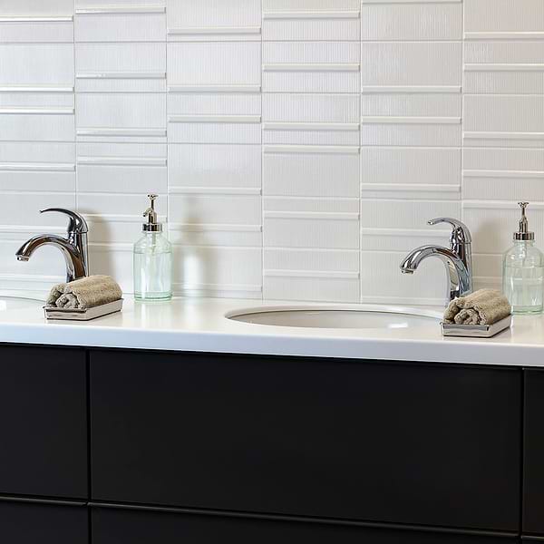 Vector Reverb Hueso 4x8 Polished Ceramic Tile