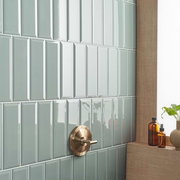 Beverly Green 4x12 Beveled Glossy Ceramic Subway Tile