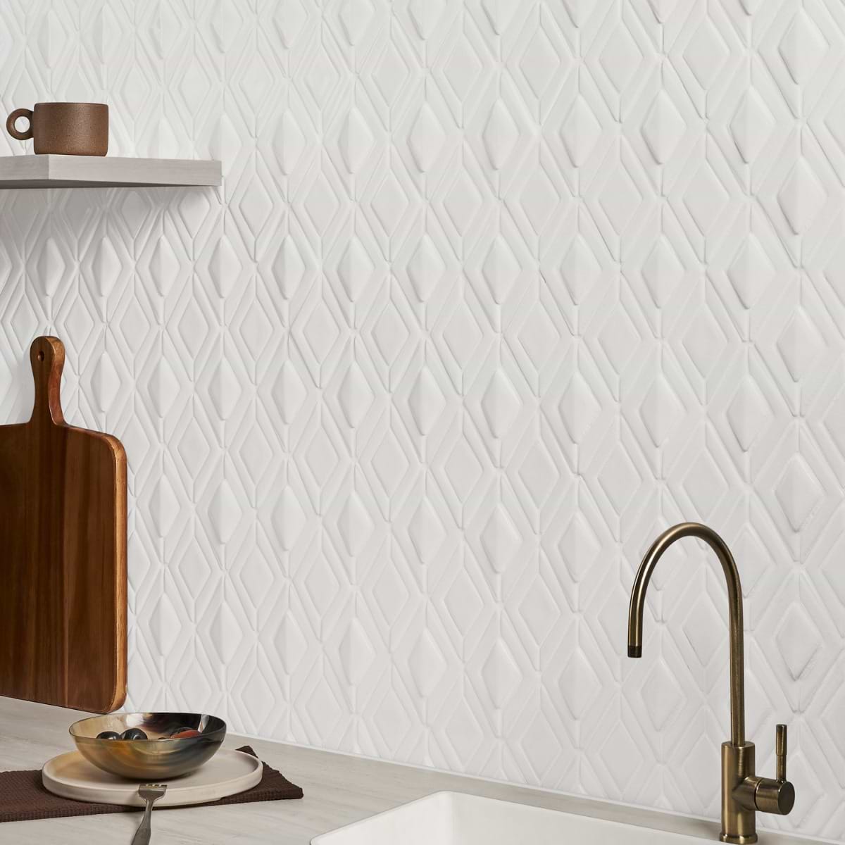 Shop Baroque Glass Ravello Blanco | SohoStudioCorp.com
