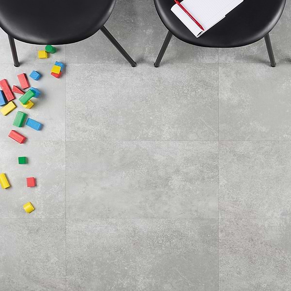 Mercer Metalcrete Platinum 12x24 - 2.0mm/12mil Wear Layer - Glue Down Matte Luxury Vinyl