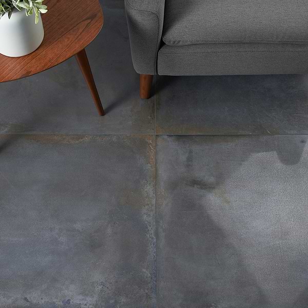 Angela Harris San Francisco Black 24x48 Semi-Polished; in Black Porcelain; for Backsplash, Bathroom Floor, Bathroom Wall, Commercial Floor, Floor Tile, Kitchen Floor, Kitchen Wall, Outdoor Wall, Shower Floor, Shower Wall, Wall Tile; in Style Ideas Classic, Contemporary, Industrial, Mediterranean, Transitional