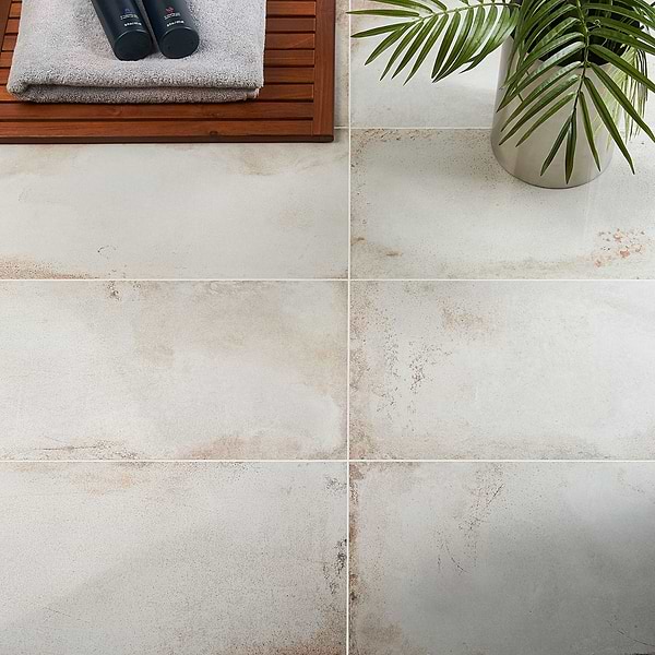 Angela Harris San Francisco White 12x24 Semi-Polished; in White Porcelain; for Backsplash, Bathroom Floor, Bathroom Wall, Commercial Floor, Floor Tile, Kitchen Floor, Kitchen Wall, Outdoor Wall, Shower Floor, Shower Wall, Wall Tile; in Style Ideas Classic, Contemporary, Industrial, Mediterranean, Transitional