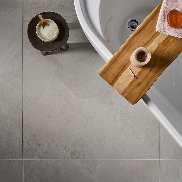 Montech Chalk White 36x36 Matte Porcelain Tile