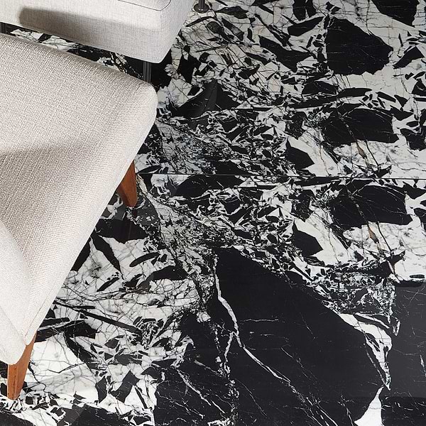 Concorde Black Antique 30x60 Polished Porcelain Tile