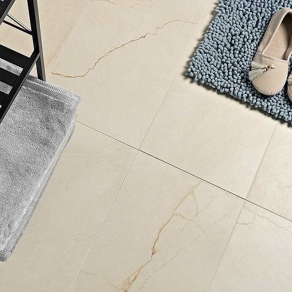 Marmi D'Italia Crema Avorio 12x24 Matte; in Creamy Ivory Porcelain; for Backsplash, Bathroom Floor, Bathroom Wall, Commercial Floor, Floor Tile, Kitchen Floor, Kitchen Wall, Outdoor Floor, Outdoor Wall, Pool Tile, Shower Floor, Shower Wall, Wall Tile; in Style Ideas Classic, Contemporary, Craftsman, Modern, Transitional