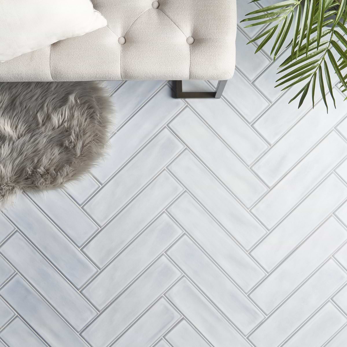 Stacy Garcia ArtBlock Azure 4x16 Matte; in Blue Porcelain; for Backsplash, Bathroom Floor, Bathroom Wall, Floor Tile, Kitchen Floor, Kitchen Wall, Outdoor Wall, Pool Tile, Shower Floor, Shower Wall, Wall Tile; in Style Ideas Art Deco, Beach, Classic, Contemporary, Cottage, Craftsman, Farmhouse, Industrial, Mid Century, Modern, Traditional, Transitional