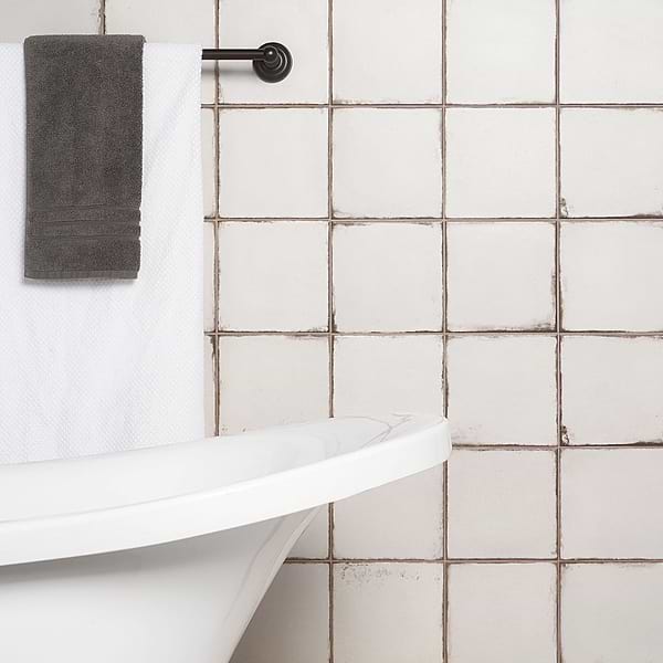 Bernalillo White 8x8 Matte Porcelain Tile