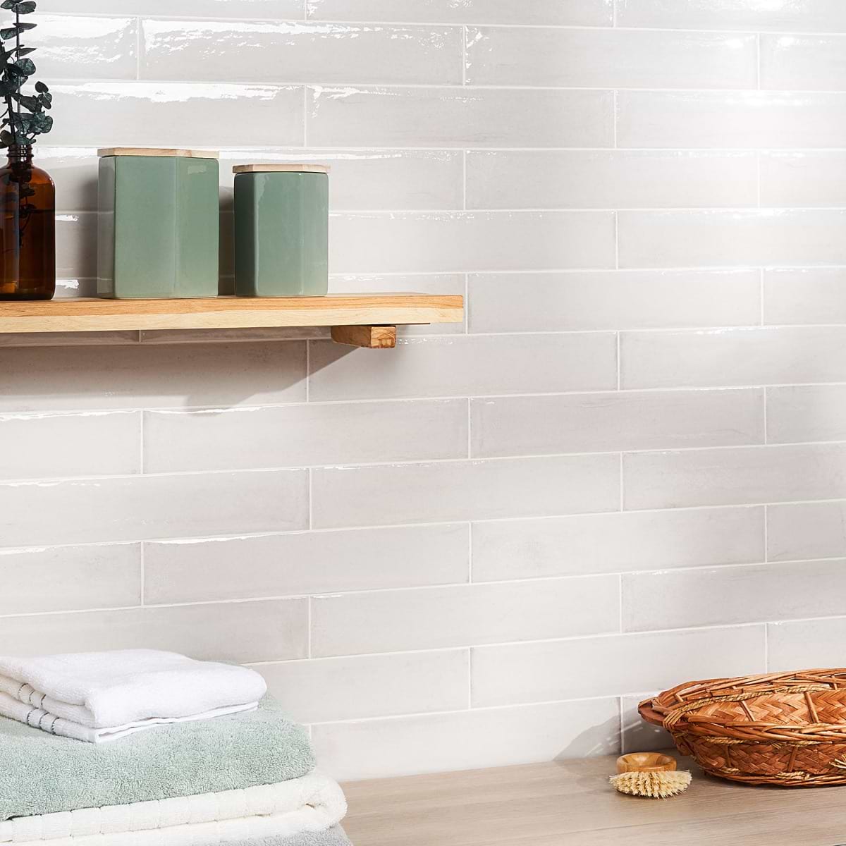 Shop Frammenti Brick Bianco 3x16 | SohoStudioCorp.com