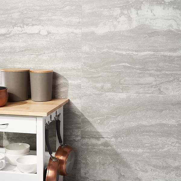 Everyday Travertine Silver 24x48 Matte Porcelain