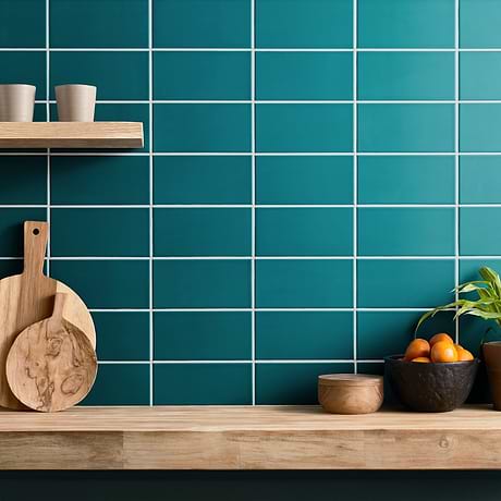 Stacy Garcia Maddox Teal 4x8 Ceramic Tile