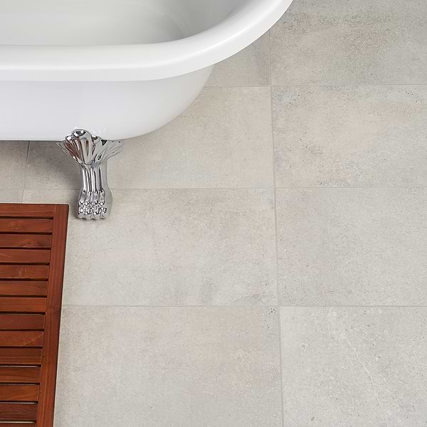 Brooklyn Argent Silver 12x24 Matte; in Silver + Gray Porcelain; for Backsplash, Bathroom Floor, Bathroom Wall, Commercial Floor, Floor Tile, Kitchen Floor, Kitchen Wall, Outdoor Floor, Outdoor Wall, Pool Tile, Shower Floor, Shower Wall, Wall Tile; in Style Ideas Contemporary, Craftsman, Industrial, Transitional