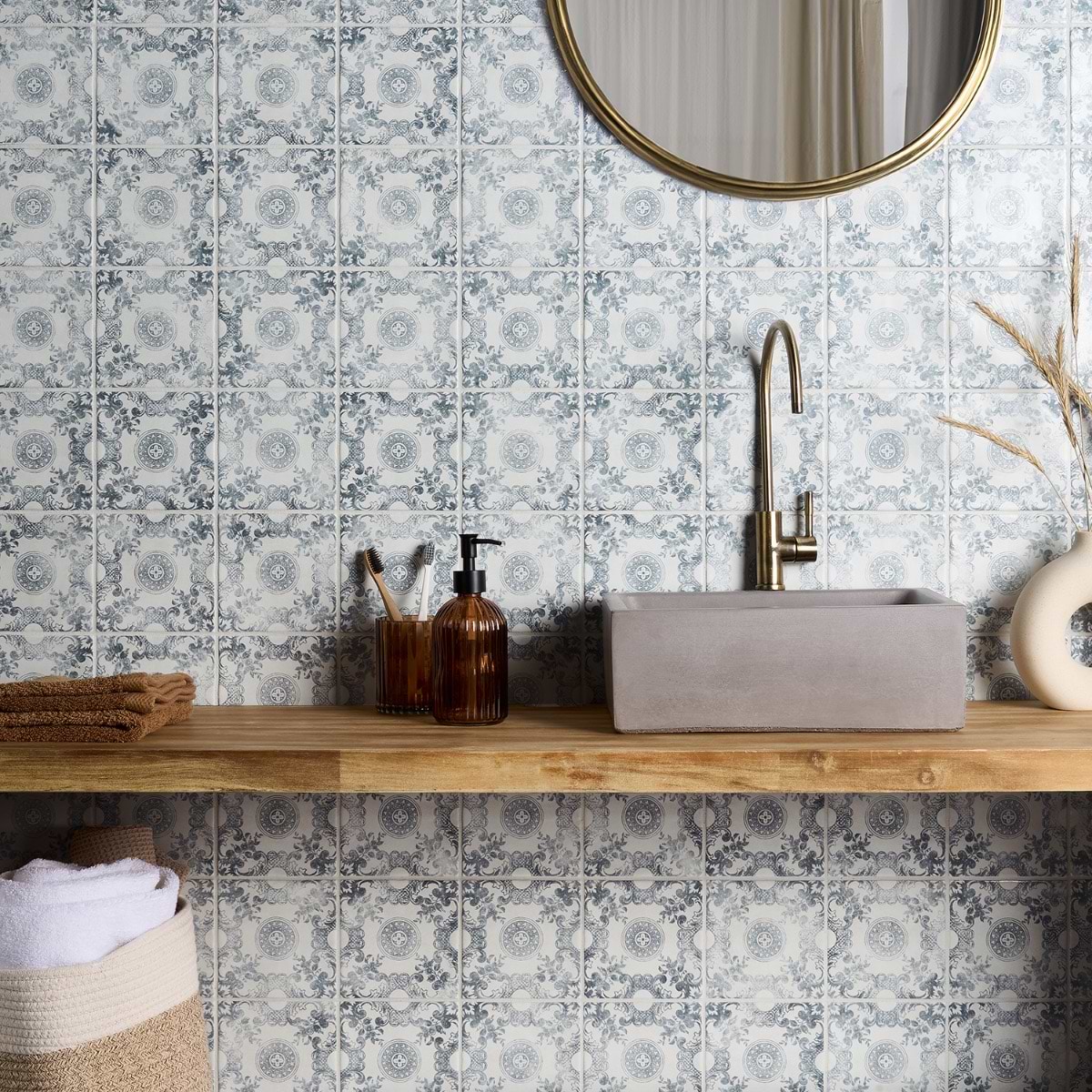 P+ 唐可可 Shop Paula Purroy Como Cala Blue 5x5 at sohostudiocorp.com