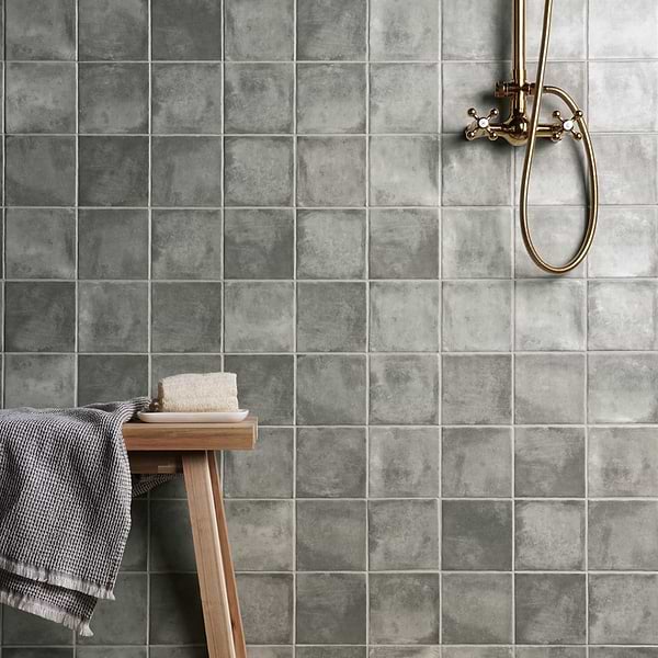 Paula Purroy Como Dove Gray 5x5 Matte Ceramic Tile