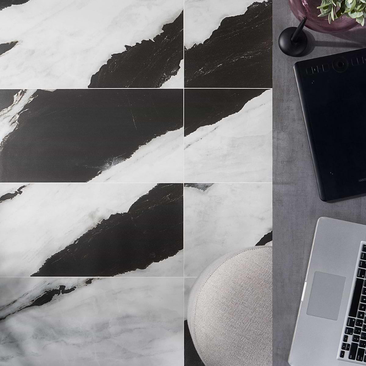 Shop Close Out - Lithe Panda White 12x24 Matte | SohoStudioCorp.com