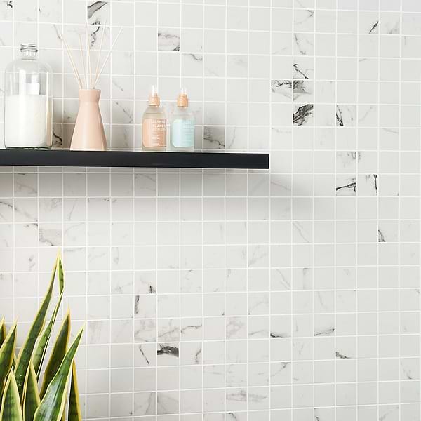 Lithe Statuario Venato 2x2 Matte Porcelain