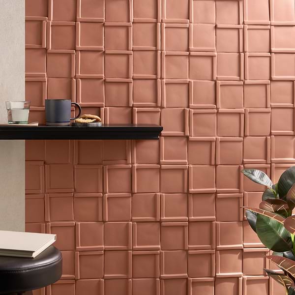 Saera Cross Cotto 4x4; in Terracotta White Body Ceramic; for Backsplash, Bathroom Wall, Kitchen Wall, Wall Tile; in Style Ideas Contemporary, Modern