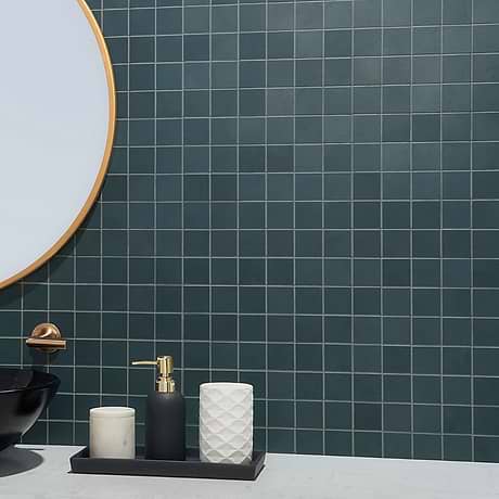 Tara Karma Blue 2x2 Matte Porcelain Mosaic