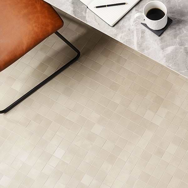 Tara Shy Beige 2x2 Matte Porcelain Mosaic