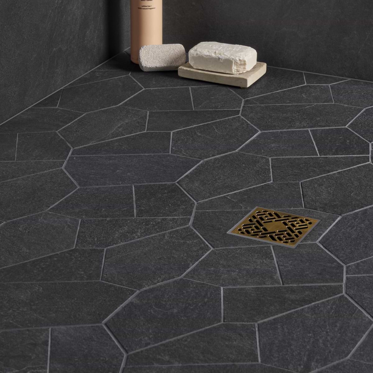 Shop Motley Charcoal Black Organic Pattern | SohoStudioCorp.com