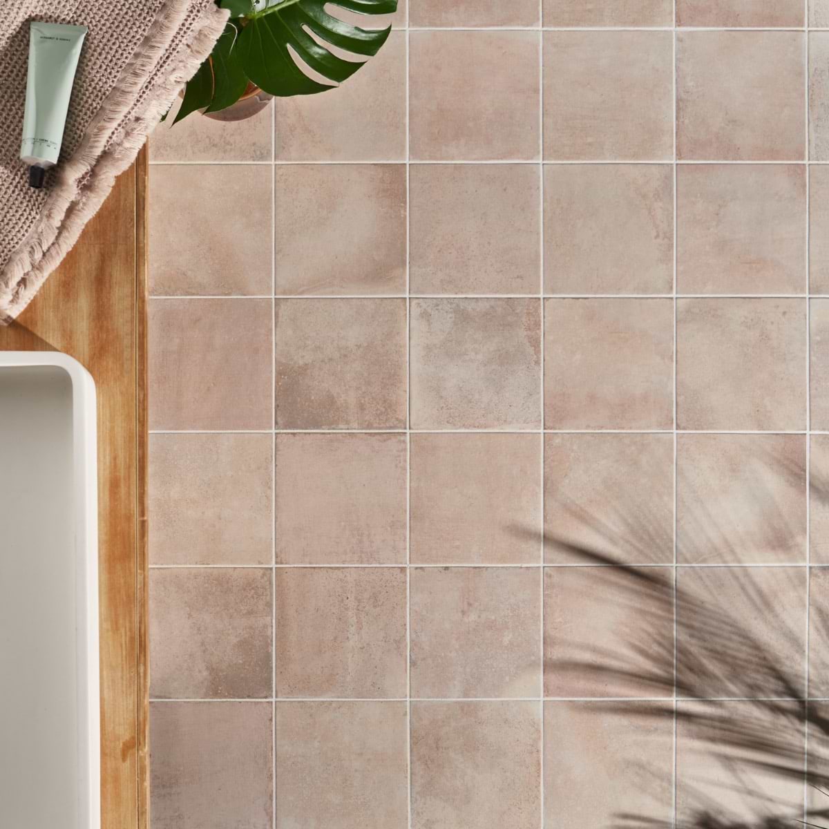 Shop Sample-Angela Harris Messina Terra Crema 8x8 Matte Porcelain