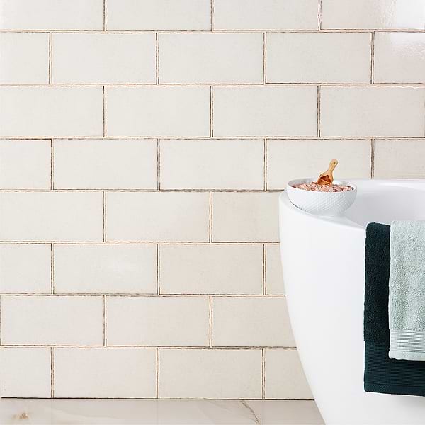 Baylight Beige 6"x12" Glossy Porcelain Subway Tile