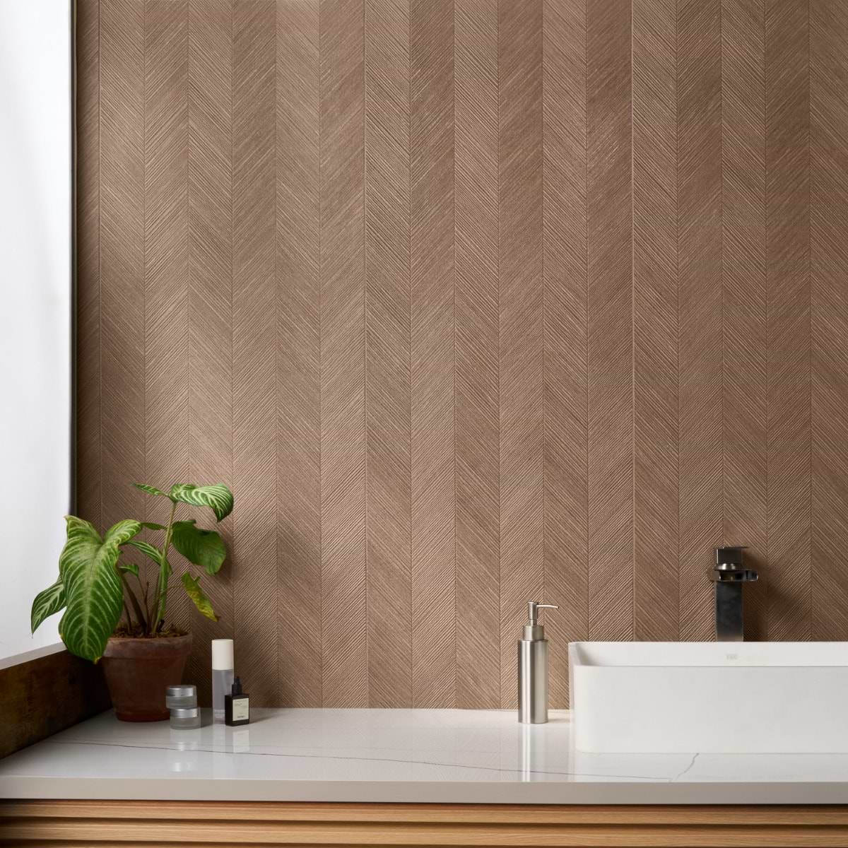 Shop Sample-Senna Cherry Brown 18x48 at sohostudiocorp.com