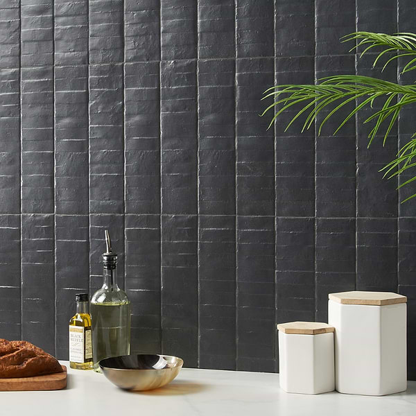 Speak Matter Gray Blue 3x12 Matte Porcelain Tile