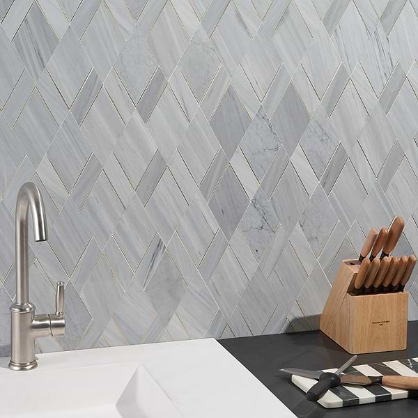 Xena Gray - Burlington Grey & Brass Polished Marble + Brass