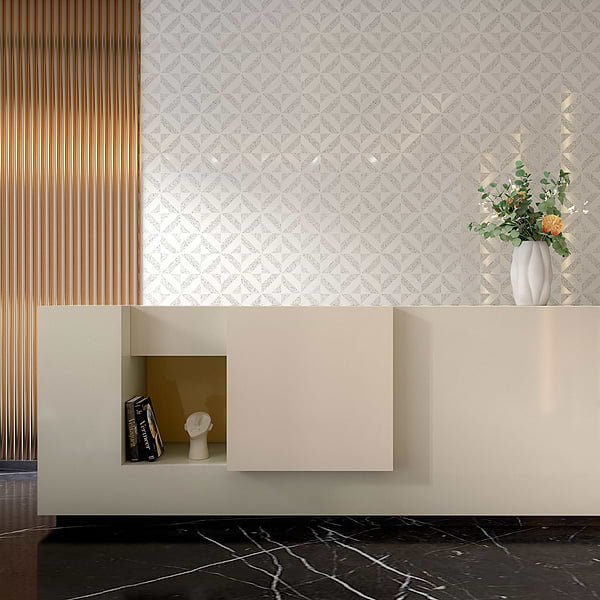 Minna Diagonals Bianca Truffle - Tibet White & Terrazzo