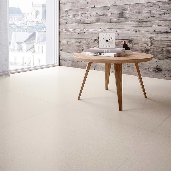 ArchTech Bianco 24x24 Matte; in Warm White, Beige & Cream Double Loaded Porcelain; for Backsplash, Bathroom Floor, Bathroom Wall, Commercial Floor, Floor Tile, Kitchen Floor, Kitchen Wall, Outdoor Wall, Shower Floor, Shower Wall, Wall Tile; in Style Ideas Industrial, Modern, Transitional