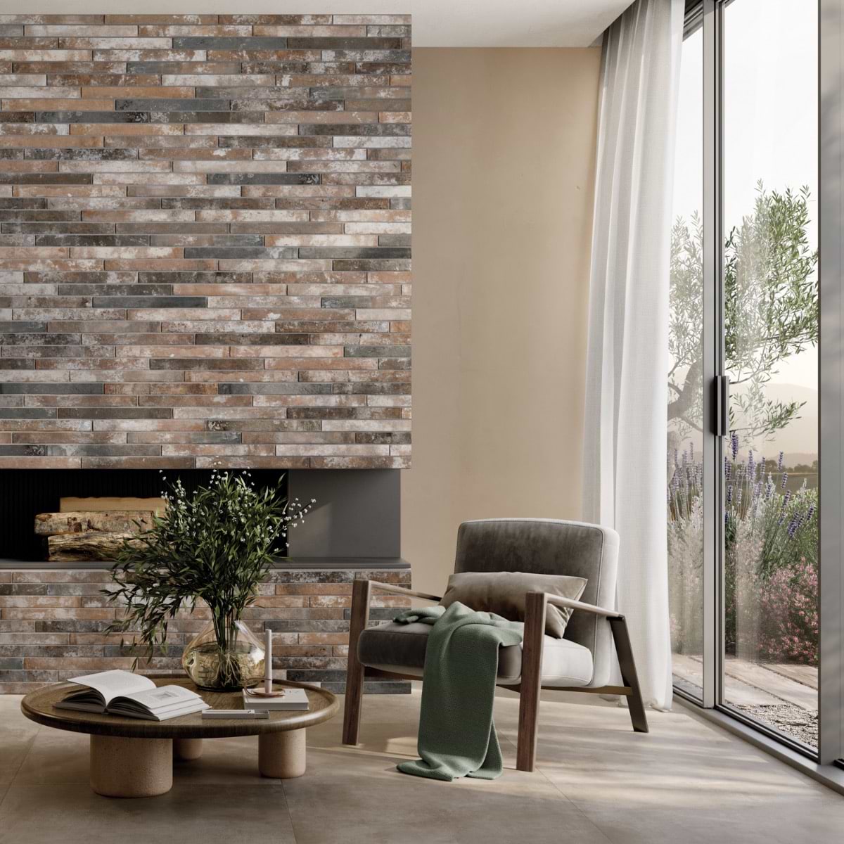 Shop Alto Brick Industrial Red Mix 2x18 | SohoStudioCorp.com