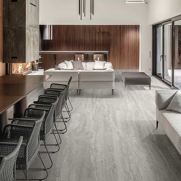 Everyday Travertine Silver 24x48 Matte Porcelain