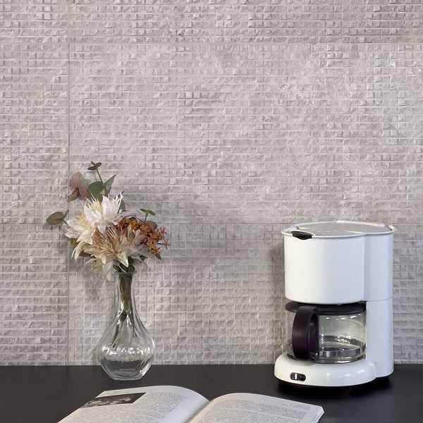 Carvina Cube Wooden Beige 12x24; in Beige Wooden Beige Limestone; for Backsplash, Bathroom Wall, Kitchen Wall, Outdoor Wall, Shower Wall, Wall Tile; in Style Ideas Modern