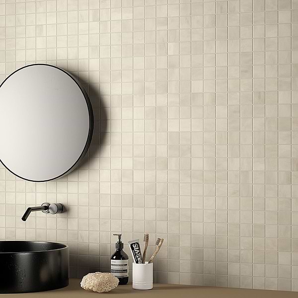Tara Shy Beige 2x2 Matte Porcelain Mosaic