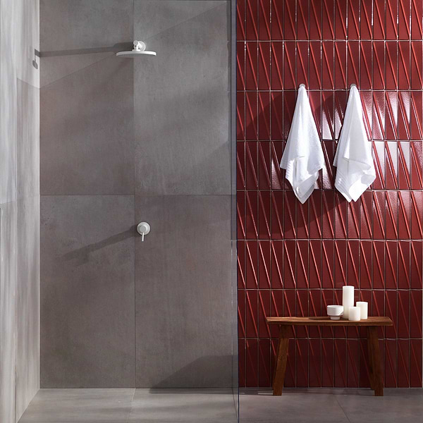 Close Out - Pulse Ruby Red 3x12 3D Glossy Ceramic Subway Tile