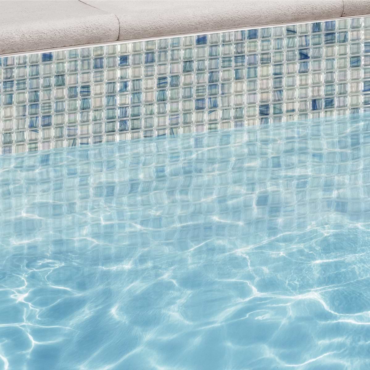 Verve Blue Rapture Polished Glass