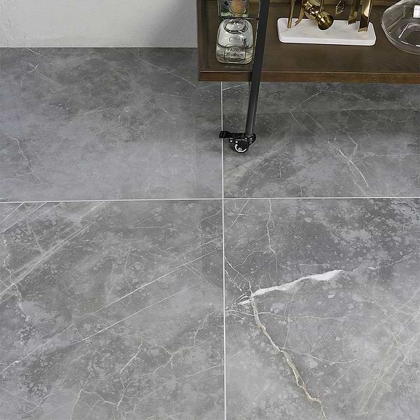 Marmi D'Italia Grigio Imperiale 24x24 Polished Porcelain Tile