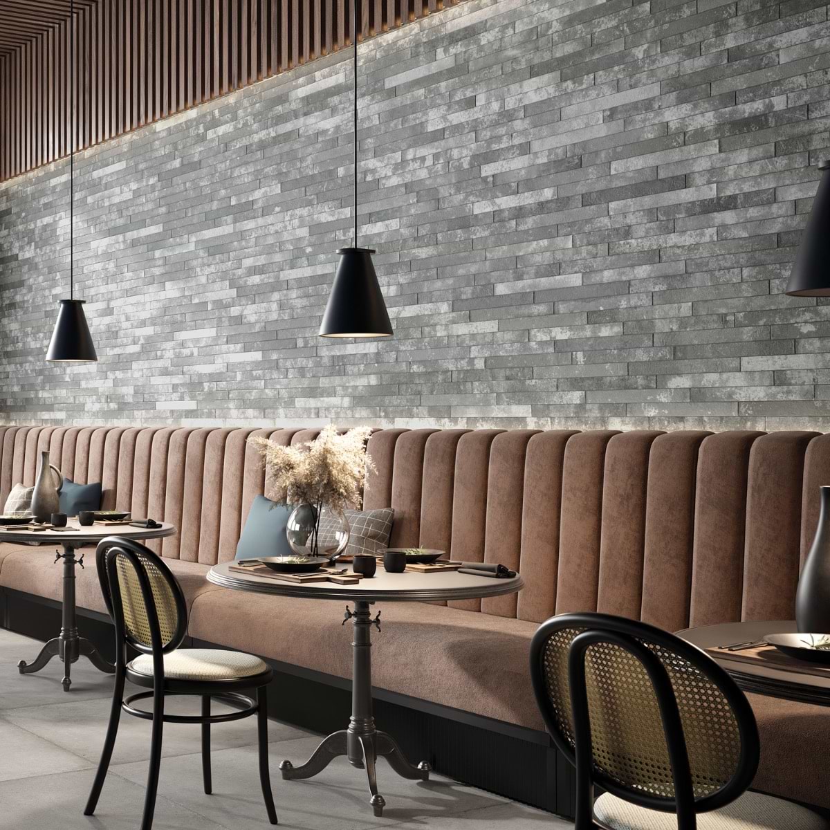 Shop Close Out - Alto Brick Light Gray 2x18 | SohoStudioCorp.com