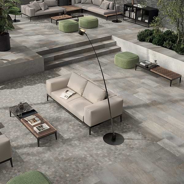 Hillmount Bluestone Full Color 24x48 Porcelain Paver Textured Porcelain