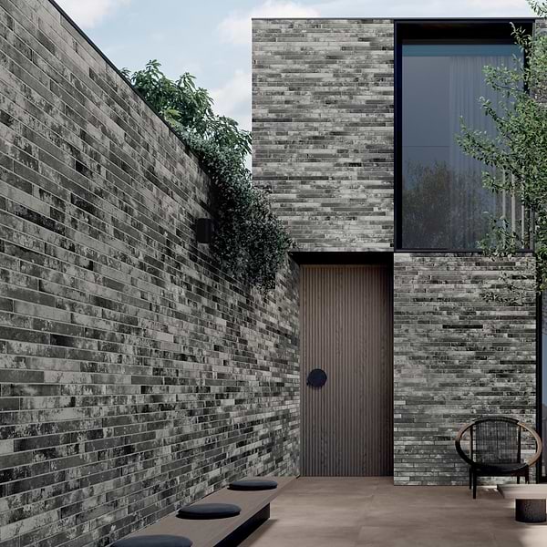 Close Out - Alto Brick Dark Gray 2x18 Matte Porcelain Tile