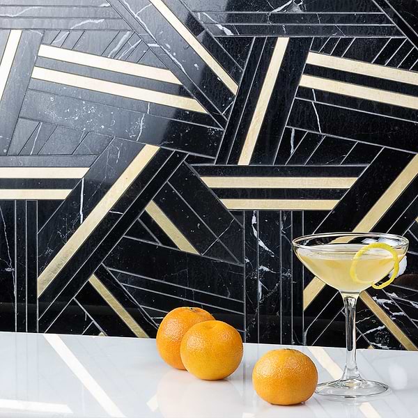 Close Out - MJ Shards - Black Jade & Brass