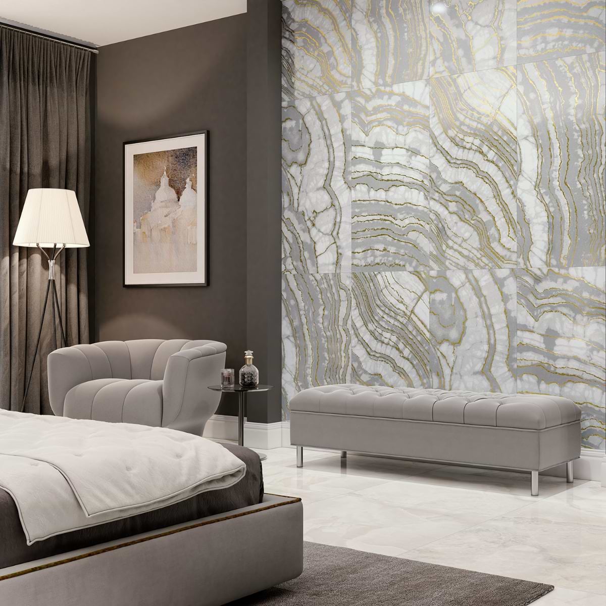 Shop Deco Agate Smoke 24x48 | SohoStudioCorp.com
