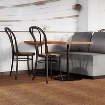 Finity Chevron Oak Matte Porcelain Wood Look Mosaic Tile