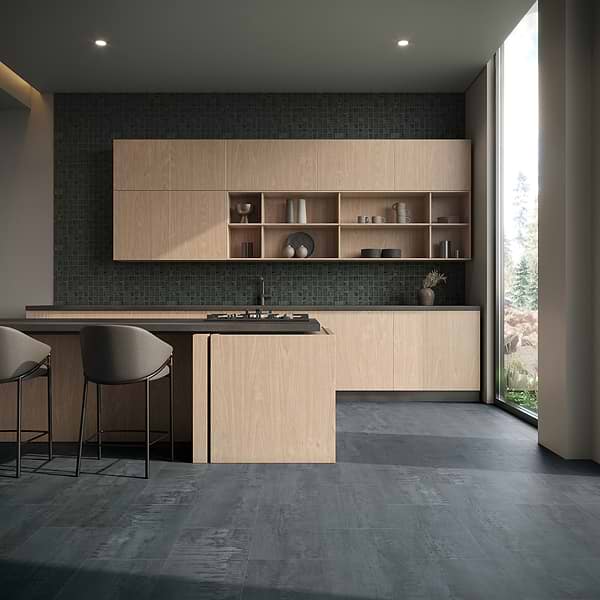 Angela Harris Bellissimo LVT Oxide 12x24 - 5.0mm/28mil Wear Layer -Rigid Core Click; in Oxide Luxury Vinyl; for Bathroom Floor, Floor Tile, Kitchen Floor; in Style Ideas Industrial, Modern, Traditional, Transitional